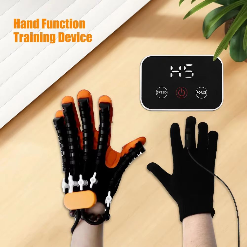 Upgraded Rehabilitation Robot Gloves – Stroke Recovery Hand Trainer for Hemiplegia, Finger Exercise & Therapy Support
