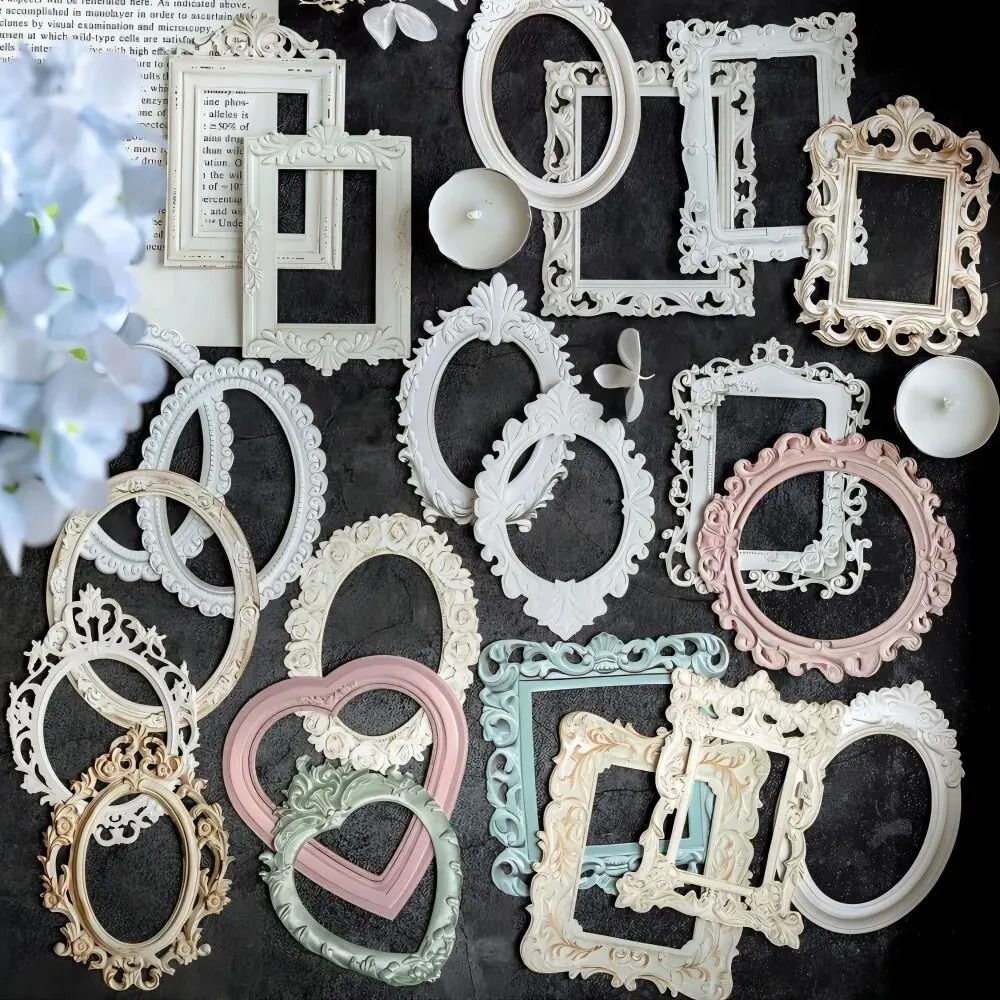 Retro Architectural Hollow Relief Cardstock | 10 Sheets DIY Creative Materials