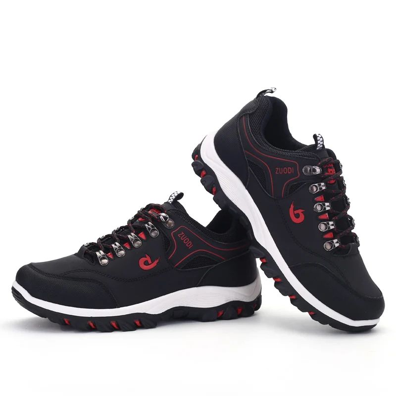 UrbanFlex mens leather sneakers – Lightweight Lace-Up Casual Walking Shoes