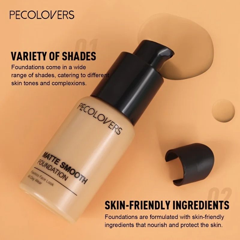PECOLOVERS Oil Control Matte Finish Liquid Foundation