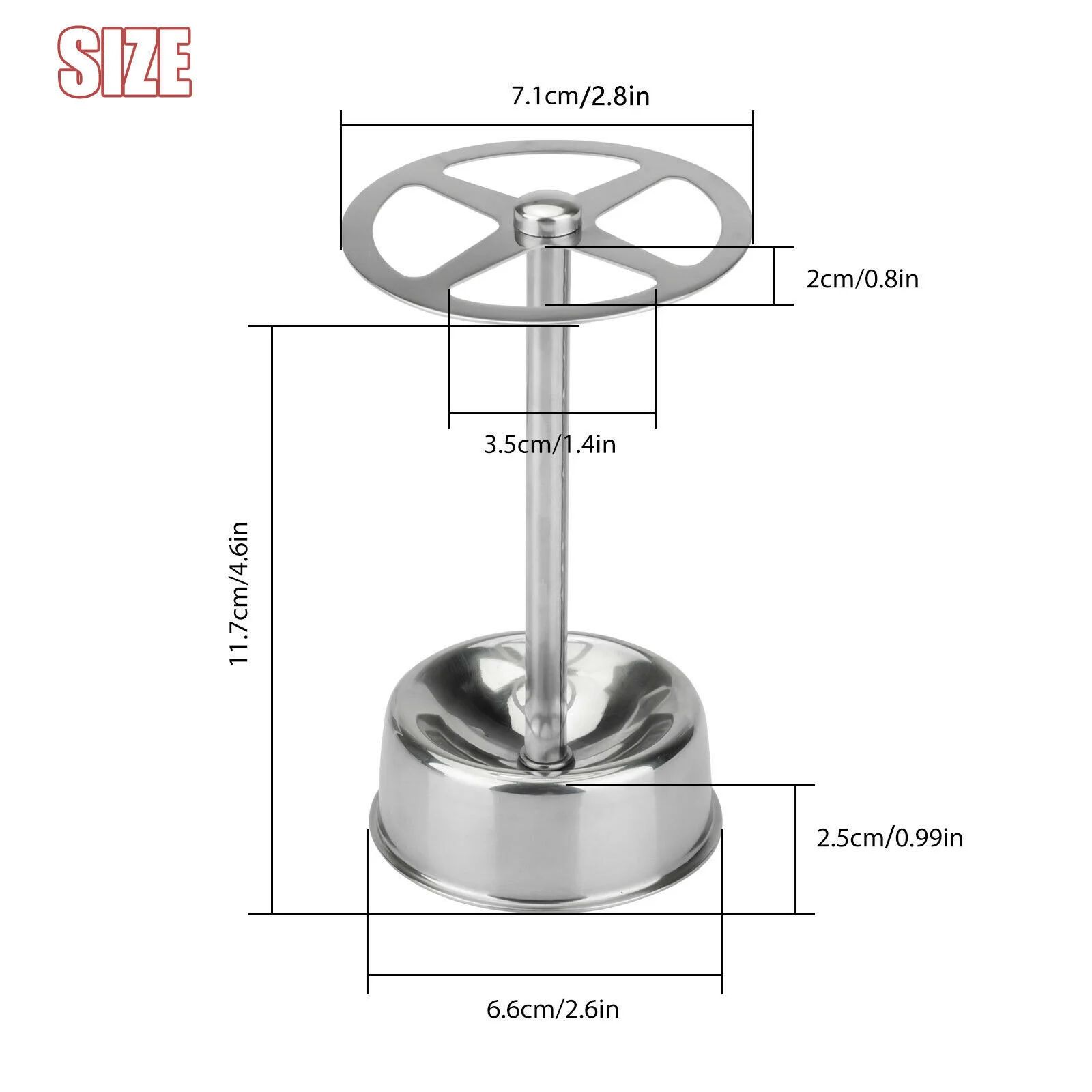 Stainless Steel Wall Mounted Toothbrush Holder with 6 Slots Makeup Brush Organizer for Electric Toothbrush Bathroom