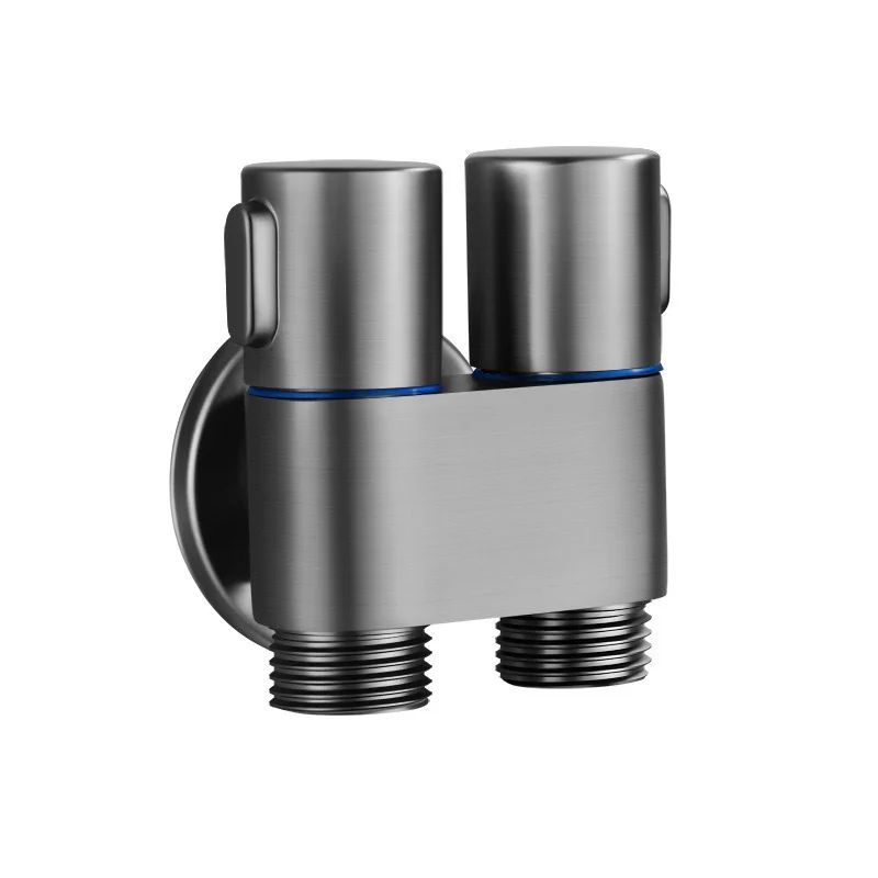 Wall Mounted Bidet Sprayer Set with Adjustable Pressure and Dual Outlet