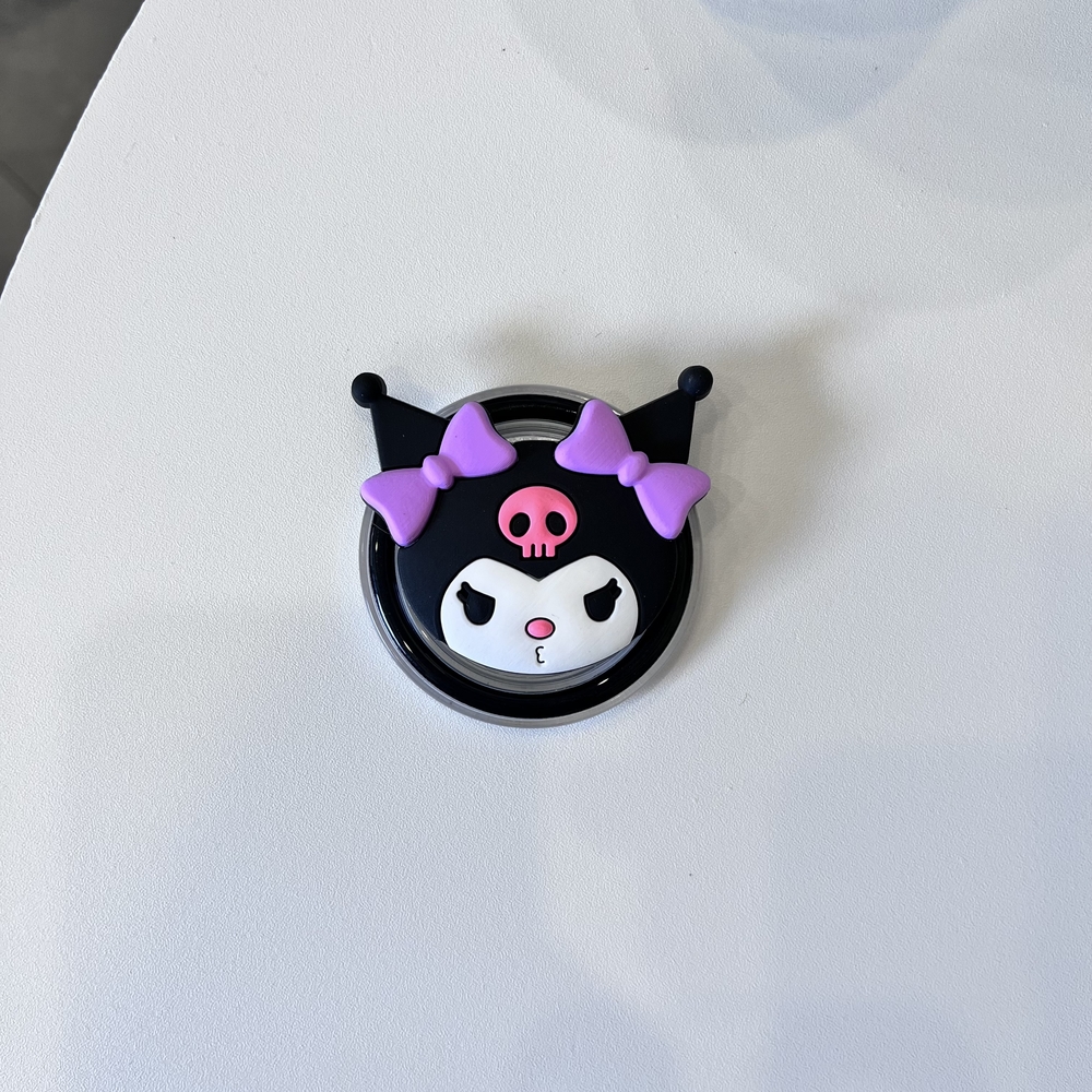 Sanrio Magnetic Phone Grip Stand with Kuromi and My Melody Design