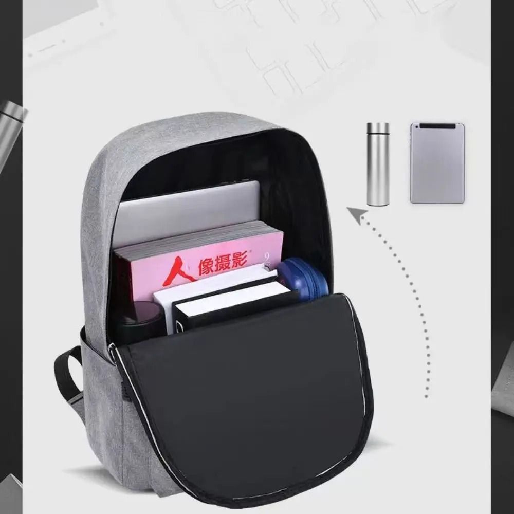 Trendy Mens Minimalist Backpack Large Capacity Travel and School Bag