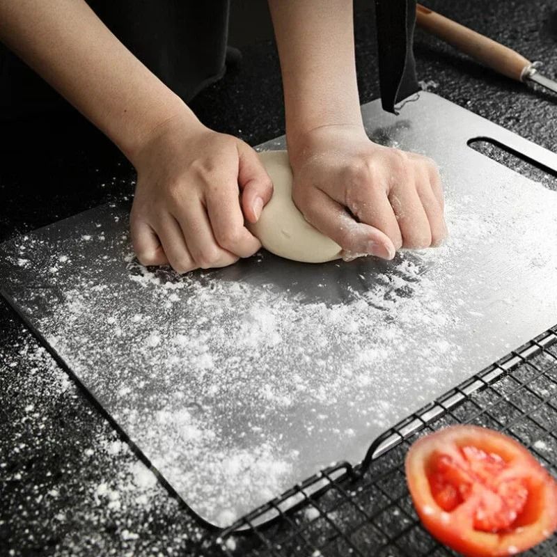 Stainless Steel Cutting Board Antibacterial Kitchen Prep Board