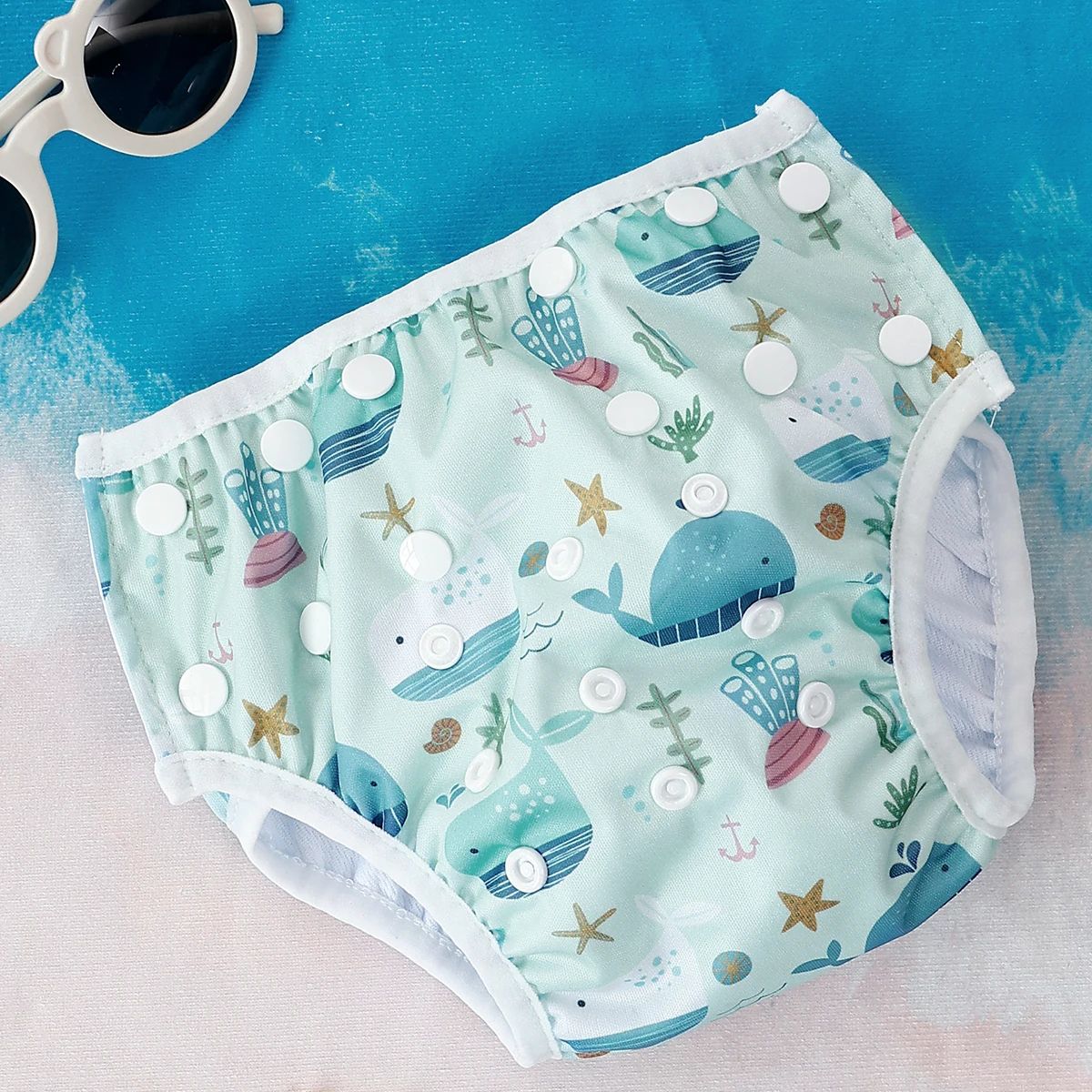 Kangobaby Reusable Baby Swim Diaper Adjustable Washable Swim Pants