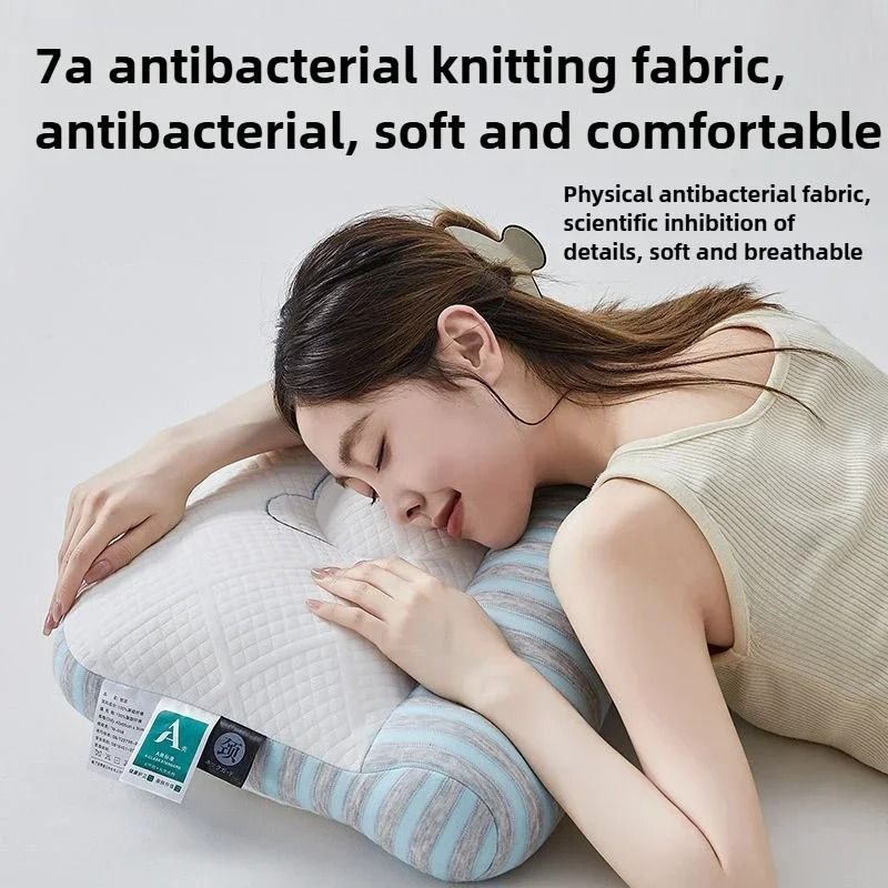 Knitted Fabric High Resilience Neck and Body Pillow