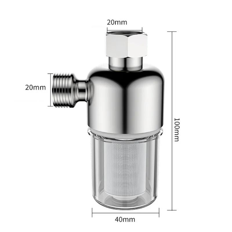 AquaGuard Stainless Steel Spin Down Sediment Water Filter for Home Plumbing