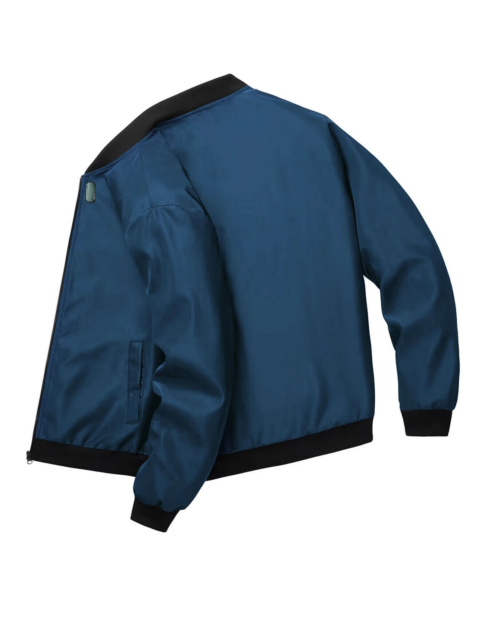 Mens Casual Baseball Collar Lightweight Jacket