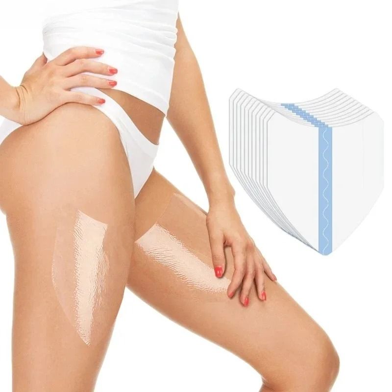 Invisible Thigh Tape Unisex Disposable V Shaped Sweat Resistant Thigh Pads