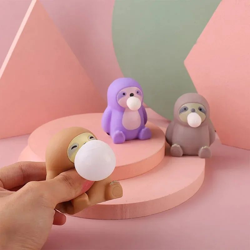 Cute Squishy Stress Relief Toy – Soft Sensory Fidget Ball for Anxiety & Fun