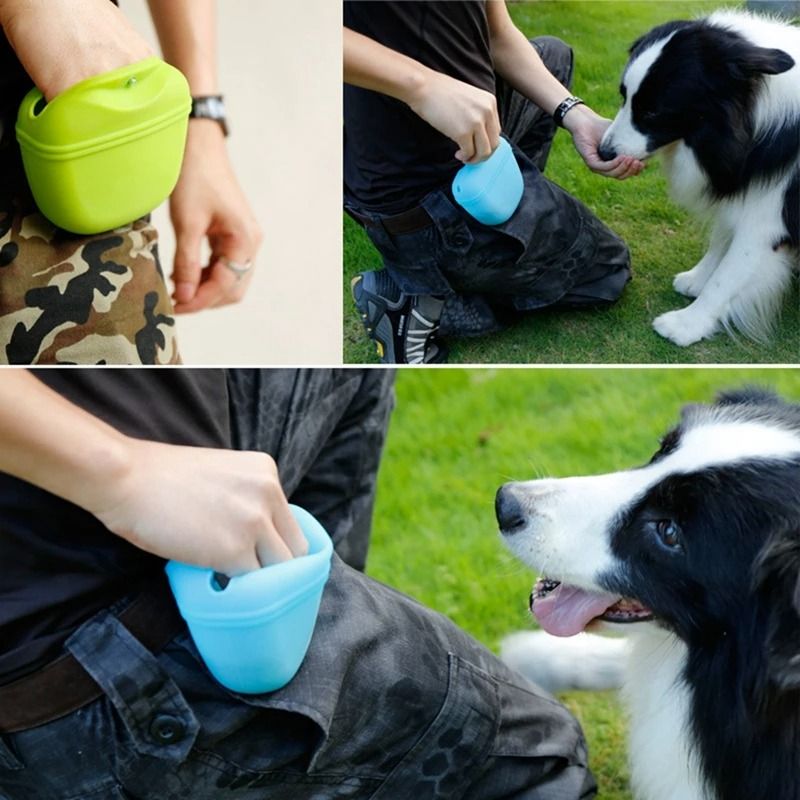 Pet Portable Dog Training Waist Bag Treat Snack Storage Pouch
