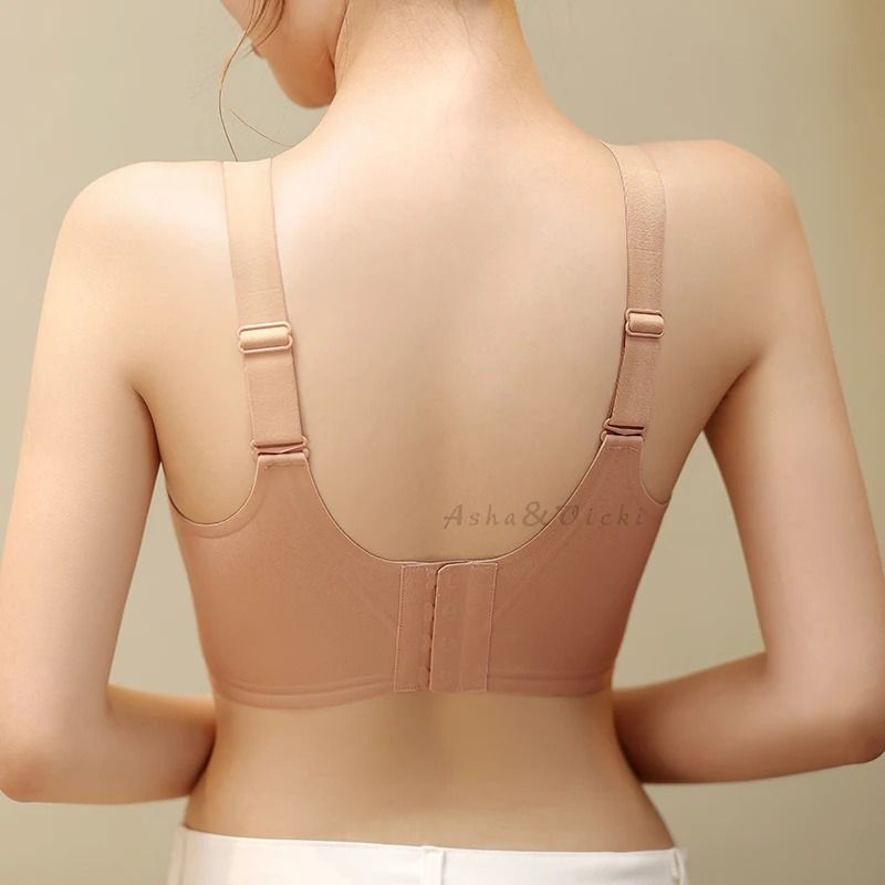 Plus Size Lace Comfort Bra with Full Coverage Support