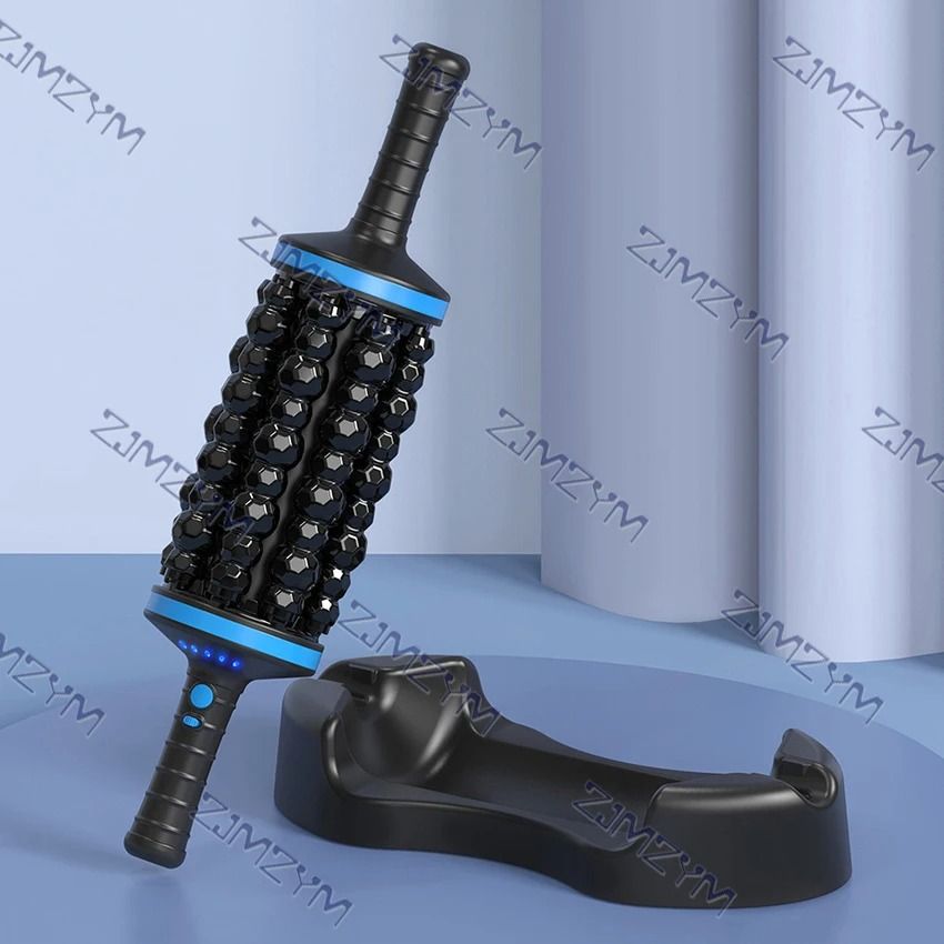 Cordless Roller Body Massager for Muscle Fascia and Pain Relief