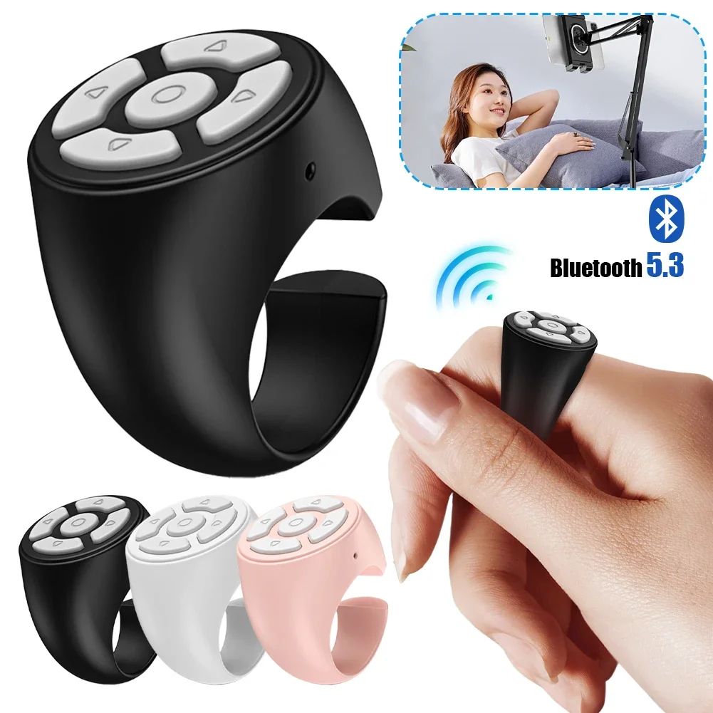 SmartScroll Bluetooth Scrolling Ring Remote for Phones & TikTok