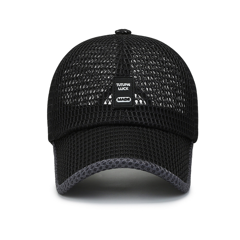 Breathable Summer Caps for Men, Mesh Baseball Cap, Dad Hat Snapback Trucker, Outdoor Fishing Hats Bone Gorras