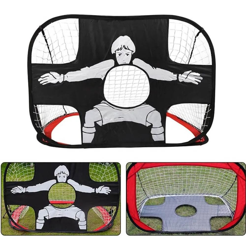 Foldable Football Goal Nylon Soccer Goal for Kids and Adults