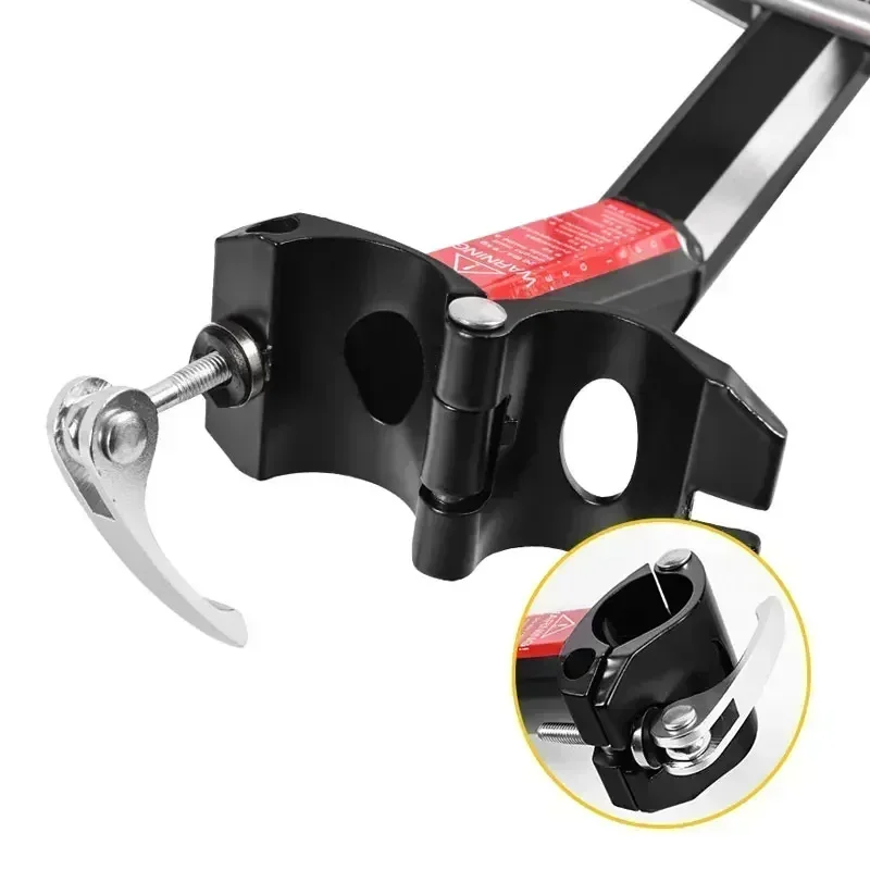 Quick Release Bike Cargo Rack Rear Bicycle Rack, Aluminium Alloy Luggage Carrier 15kg Capacity