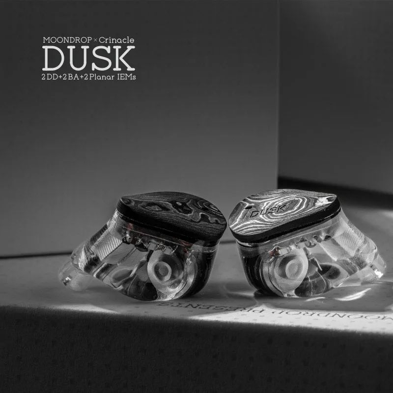 MoonDrop Dusk 2 Planar In Ear Headphone, Interchangeable Cable With 3.5mm, Pro Grade Audio