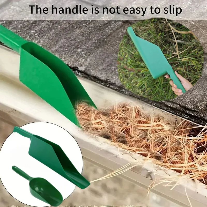 Getter Large-Capacity Gutter Scoop – Heavy-Duty Gutter Cleaning Shovel & Leaf Debris Removal Tool
