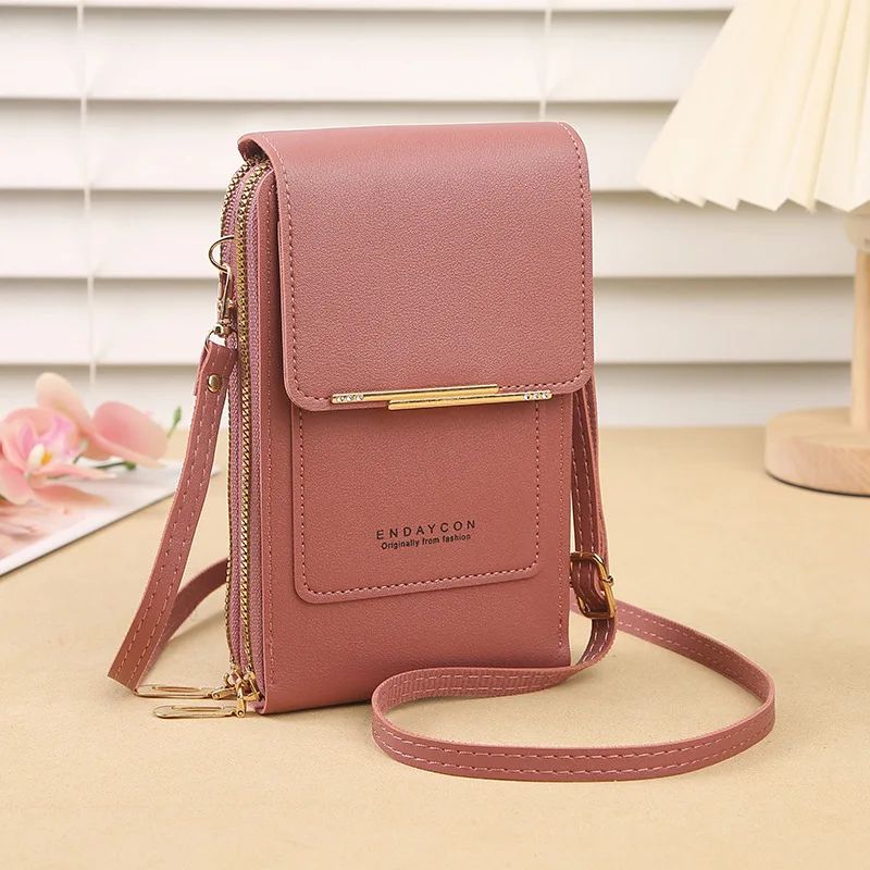Touch Screen Phone Crossbody Bag Womens Card Holder Shoulder Bag