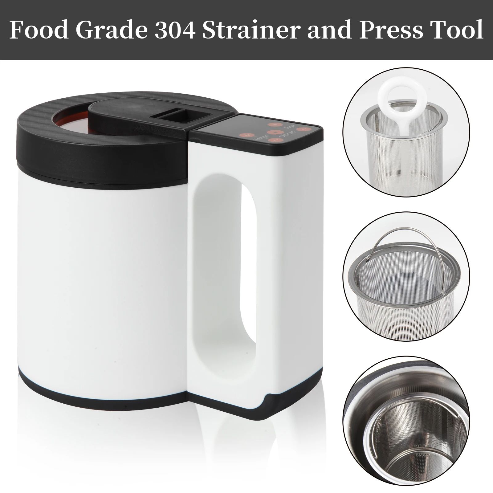 Enjoy High Herb Ability Decarboxylate and Infusion Machine, 304 Stainless Steel Oil Infusion and Decarb Machine