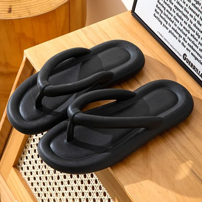 Soft Sole EVA Cloud Flip Flops for Women Summer Non Slip Platform Slippers