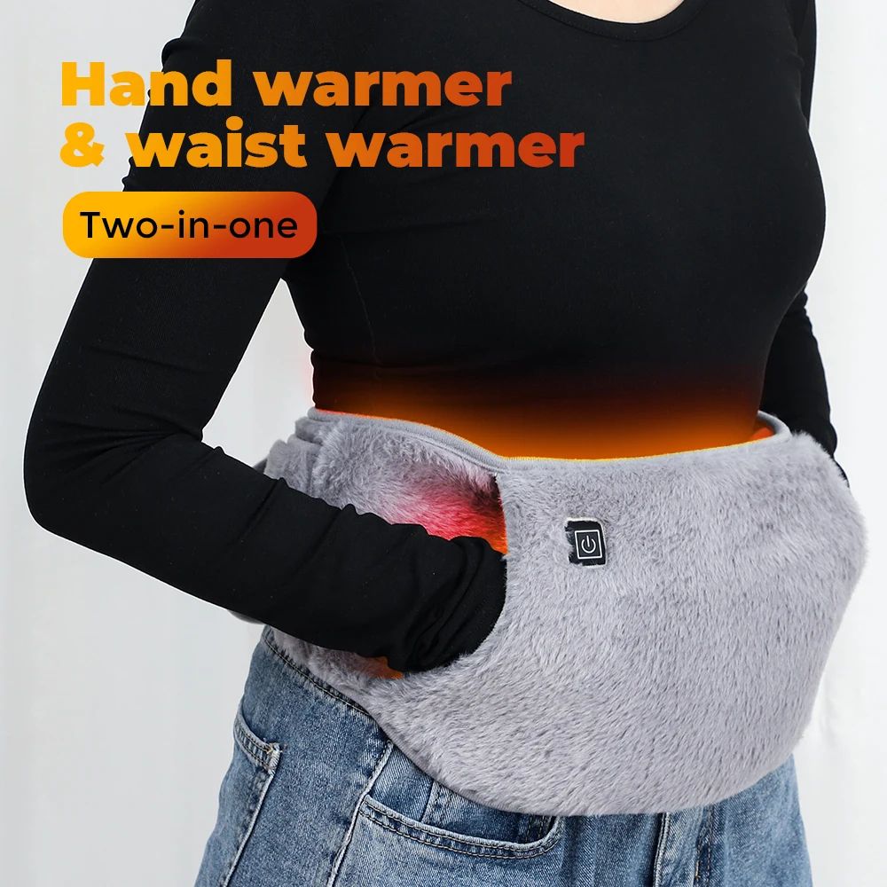 USB Electric Heating Waist Belt Hot Compress Warmer