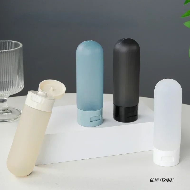 60ml Portable Travel Cosmetic Squeeze Bottles