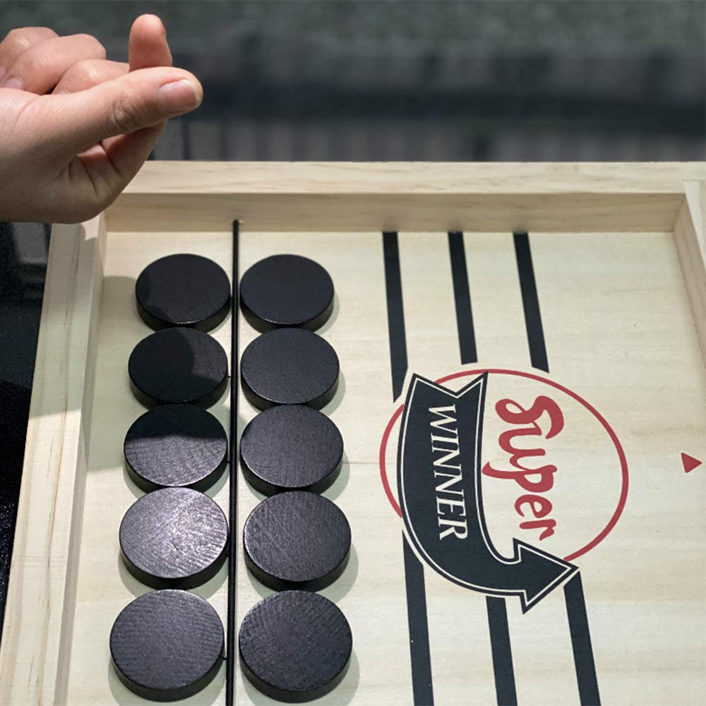 Desktop Battle Wooden Sling Hockey Game
