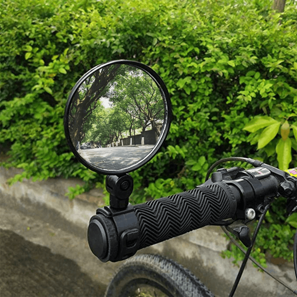 Sleek and Modern Bicycle Side View Mirror with Scratch-Resistant Glass & 360-Degree Rotation