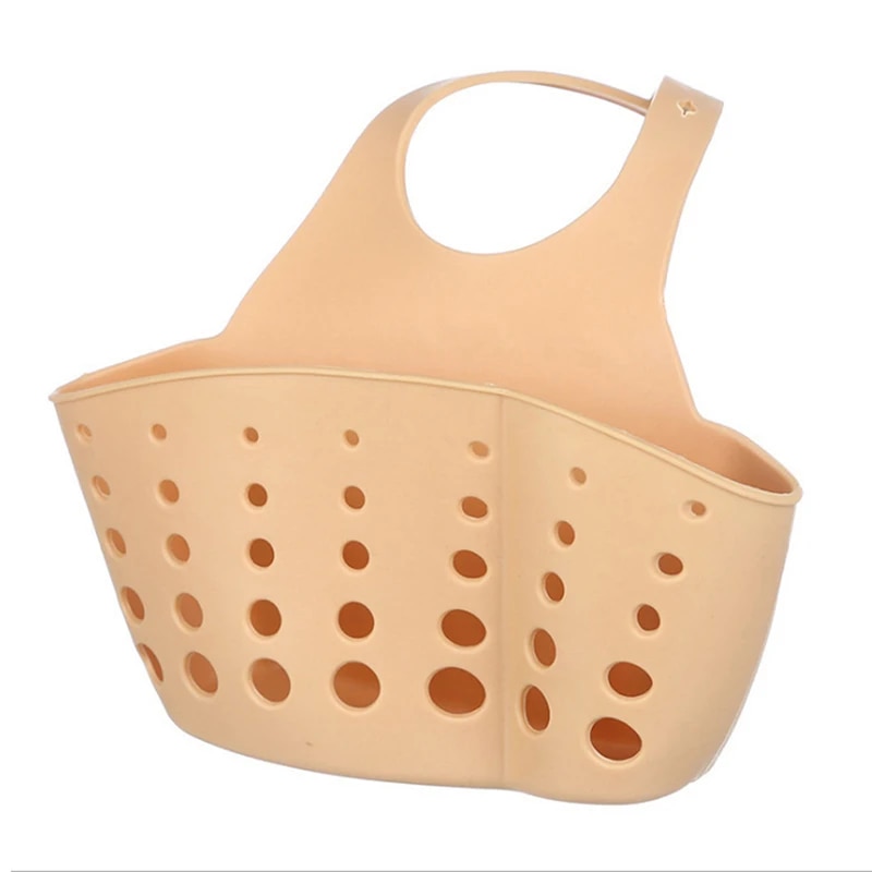 Adjustable Kitchen Sink Holder: Hanging Drain Basket for Soap & Sponge