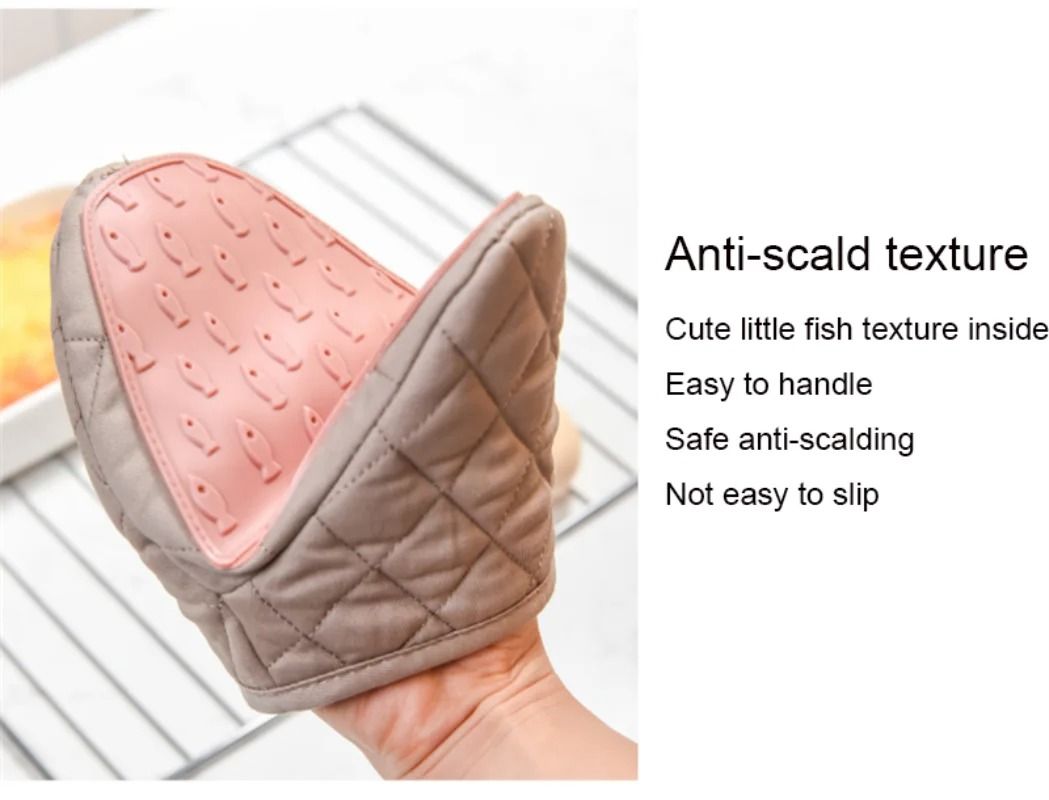 Fish Shaped Silicone Oven Glove Heat Resistant Anti Scald Mitt