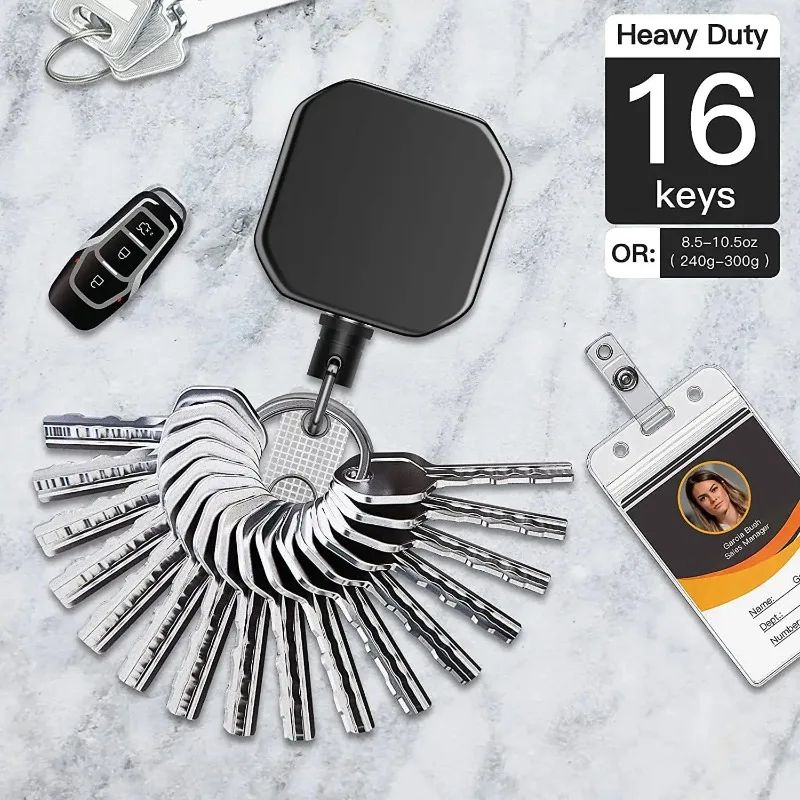 Retractable Key Chain Belt Clip