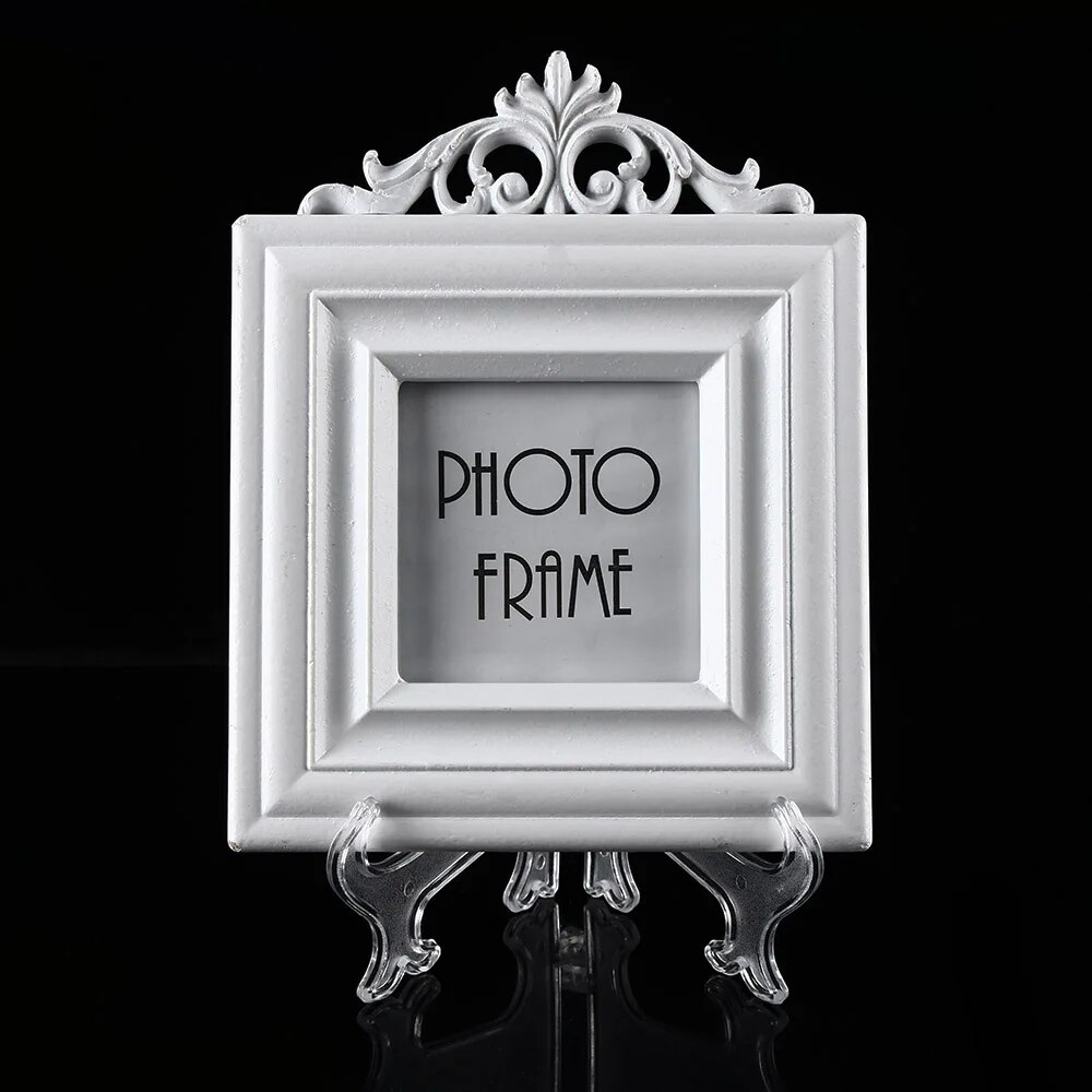 Fashion Clear Plastic Plate Display Stand: Easel Holder for Photo Frames - 3/5/7/9inch Size Options