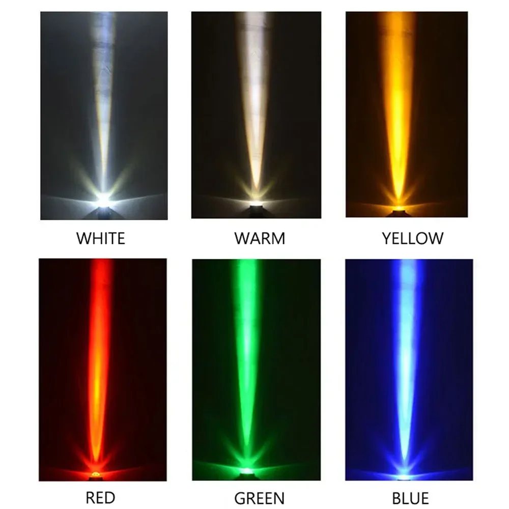 RGB LED Wall Spotlights, Outdoor Landscape Lighting, Waterproof IP66, Red Green Blue Beam