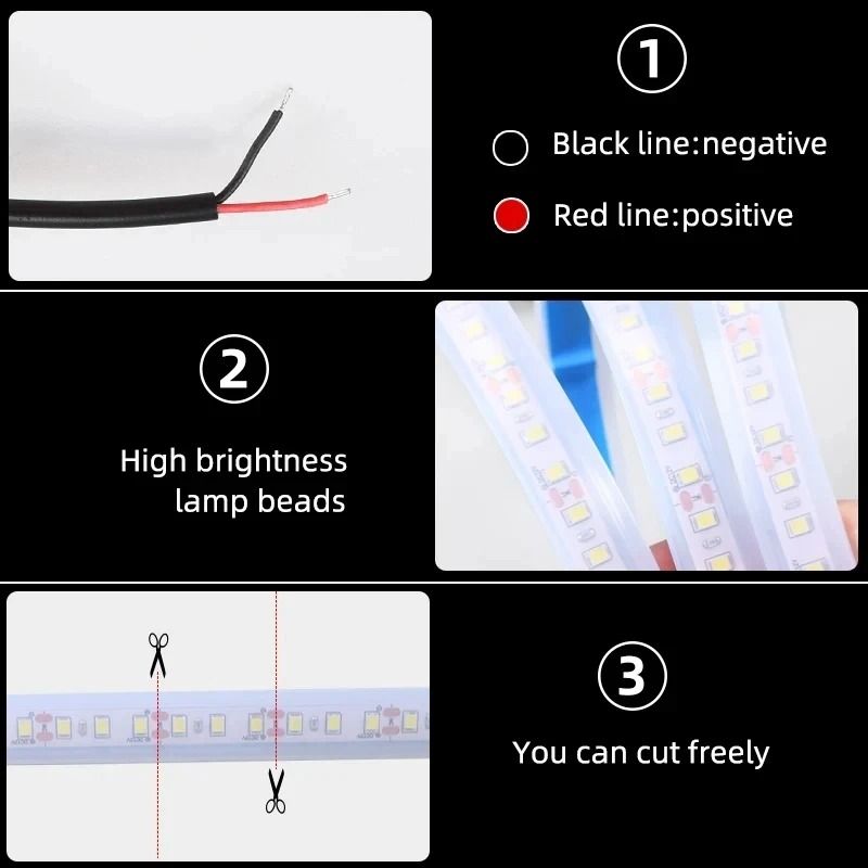 150cm LED Daytime Running Light Car Hood Light Strip DRL Ambient Engine Hood LED
