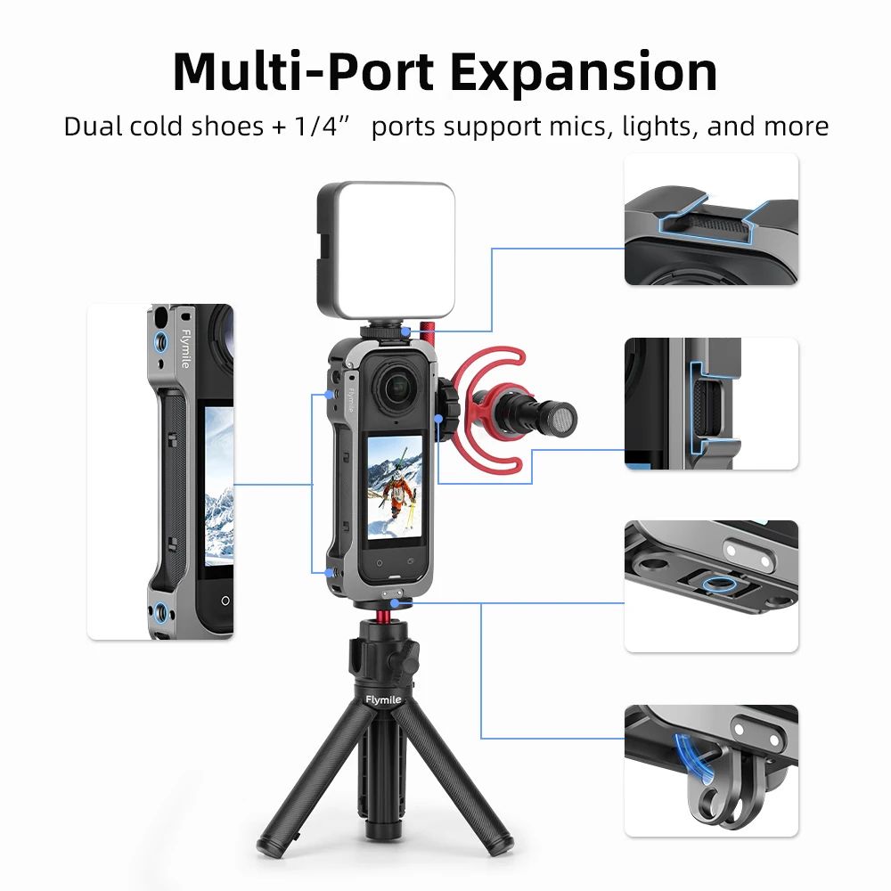 Flymile Metal Protective Cage for Insta360 X5