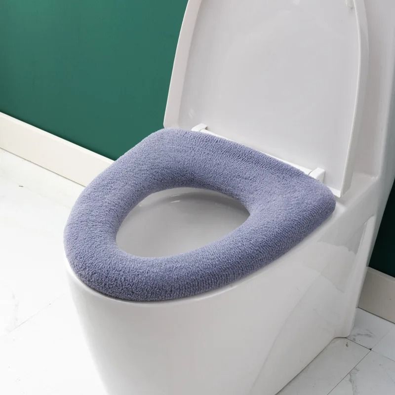 Winter Warm Toilet Seat Cover - Washable & Soft