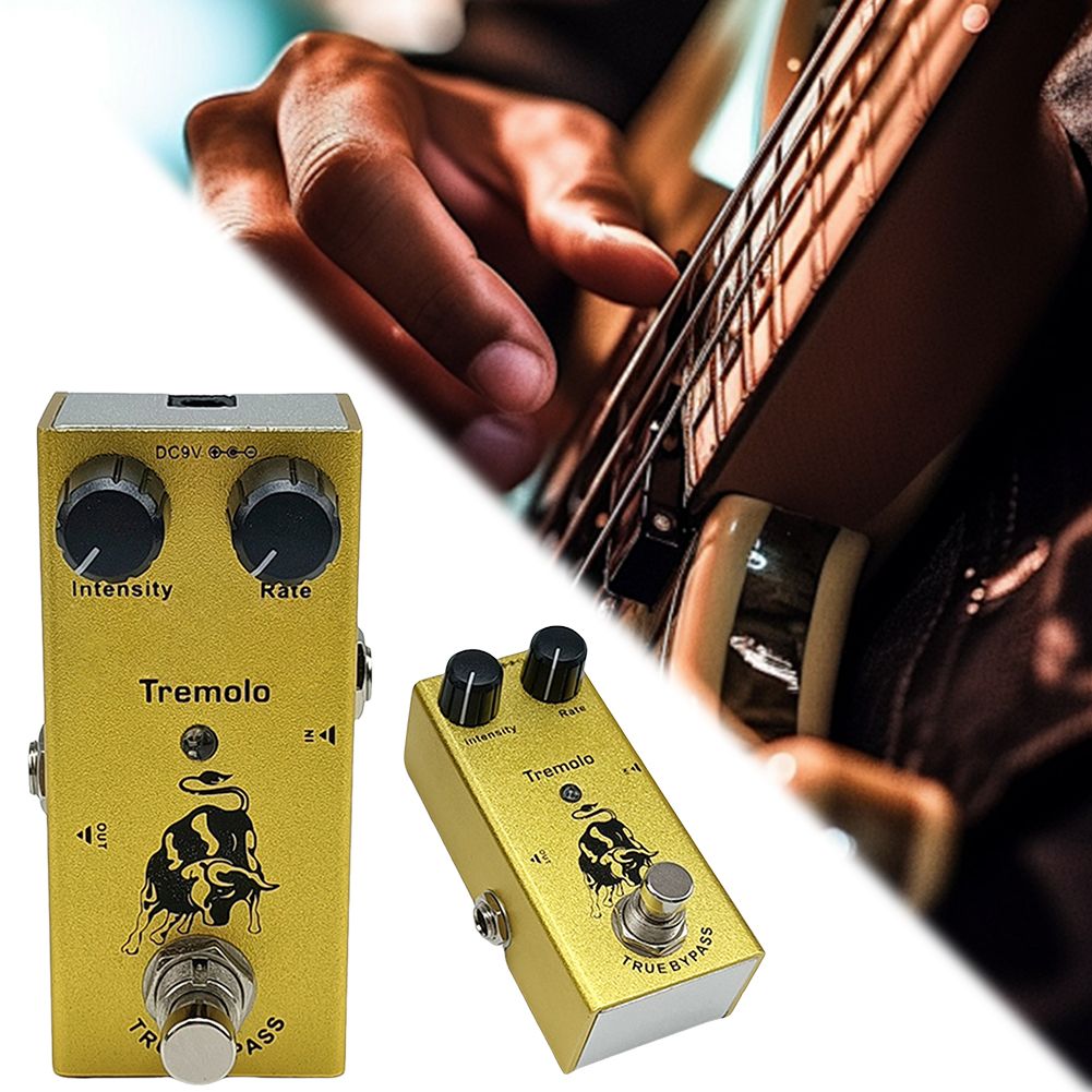 Multi-Effect Electric Guitar Pedal, Classic Overdrive, Crunch Distortion, Vintage Chorus & Delay