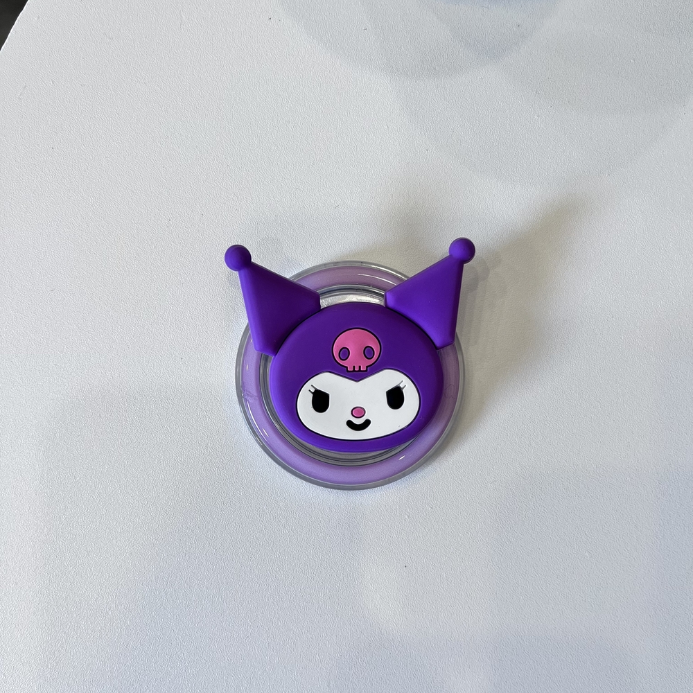 Sanrio Magnetic Phone Grip Stand with Kuromi and My Melody Design
