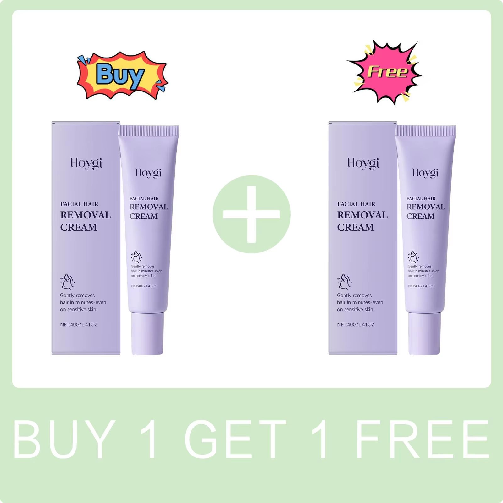 Gentle Facial Hair Removal Cream – Painless, Nourishing, and Non-Irritating Skin Care Solution