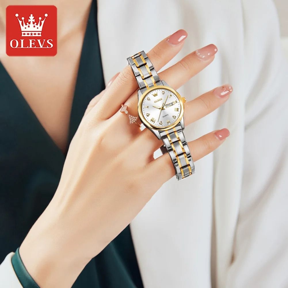 Diamond Dial Luxury Calendar Watch