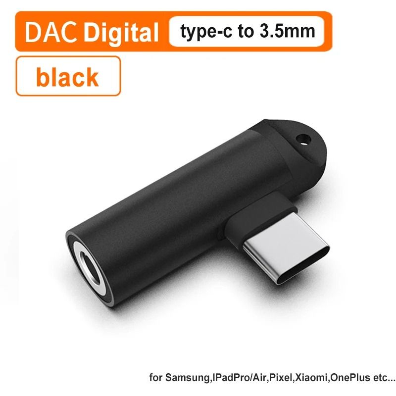 DAC USB C to 3.5mm Audio Adapter Digital Headphone Jack Converter
