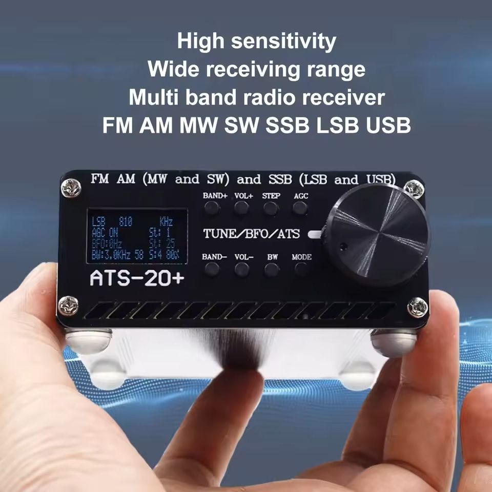 Portable World Band Digital Radio Receiver with Easy-Tune Display