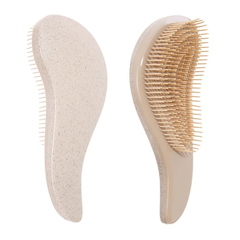 Magic Detangling Hairbrush Soft Wheat Straw Scalp Massage Anti Static Grooming Comb