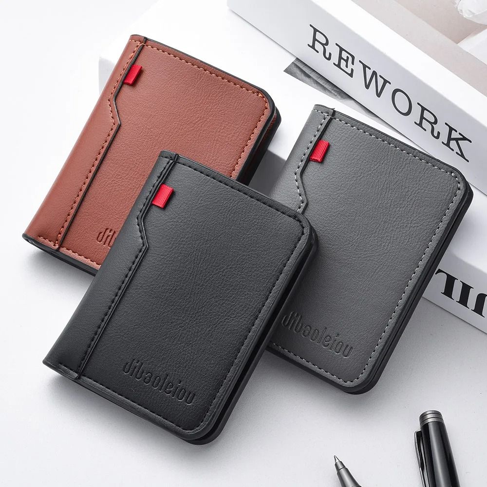 Ultra Thin Mini Soft PU Leather Credit Card Wallet Holder