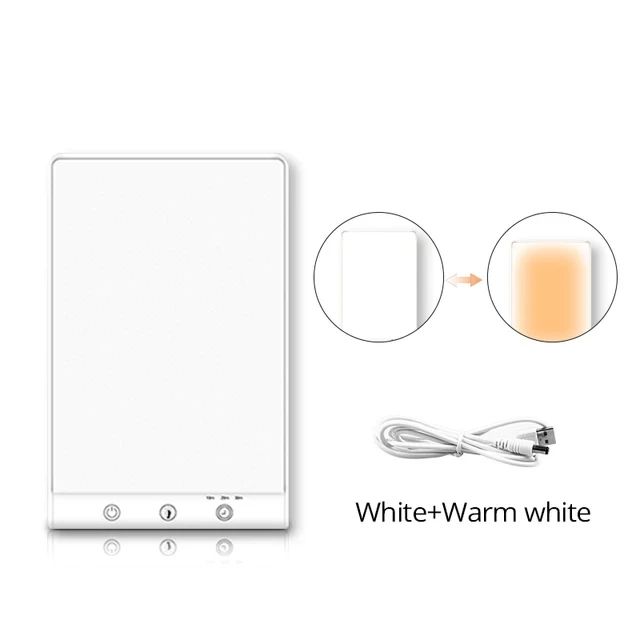 10,000 Lux SAD Light Therapy Lamp, Daylight Mood Booster 3200K, Touch Dimmable Winter Depression Light, Night Lamp