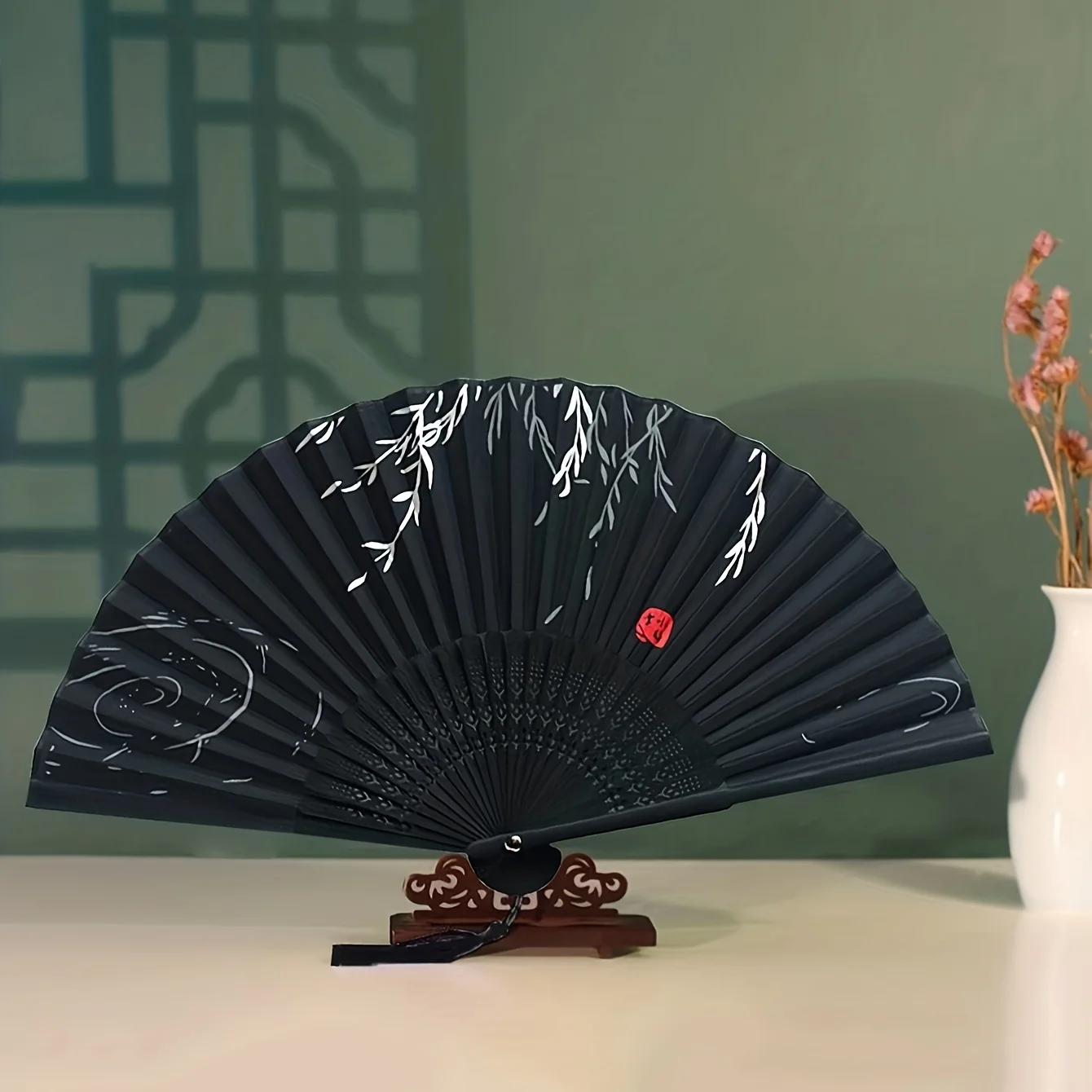 Multi-Colored Hand Folding Fan, Bamboo Folding Fan for Wedding, Church Gifts, Party Discount Decor