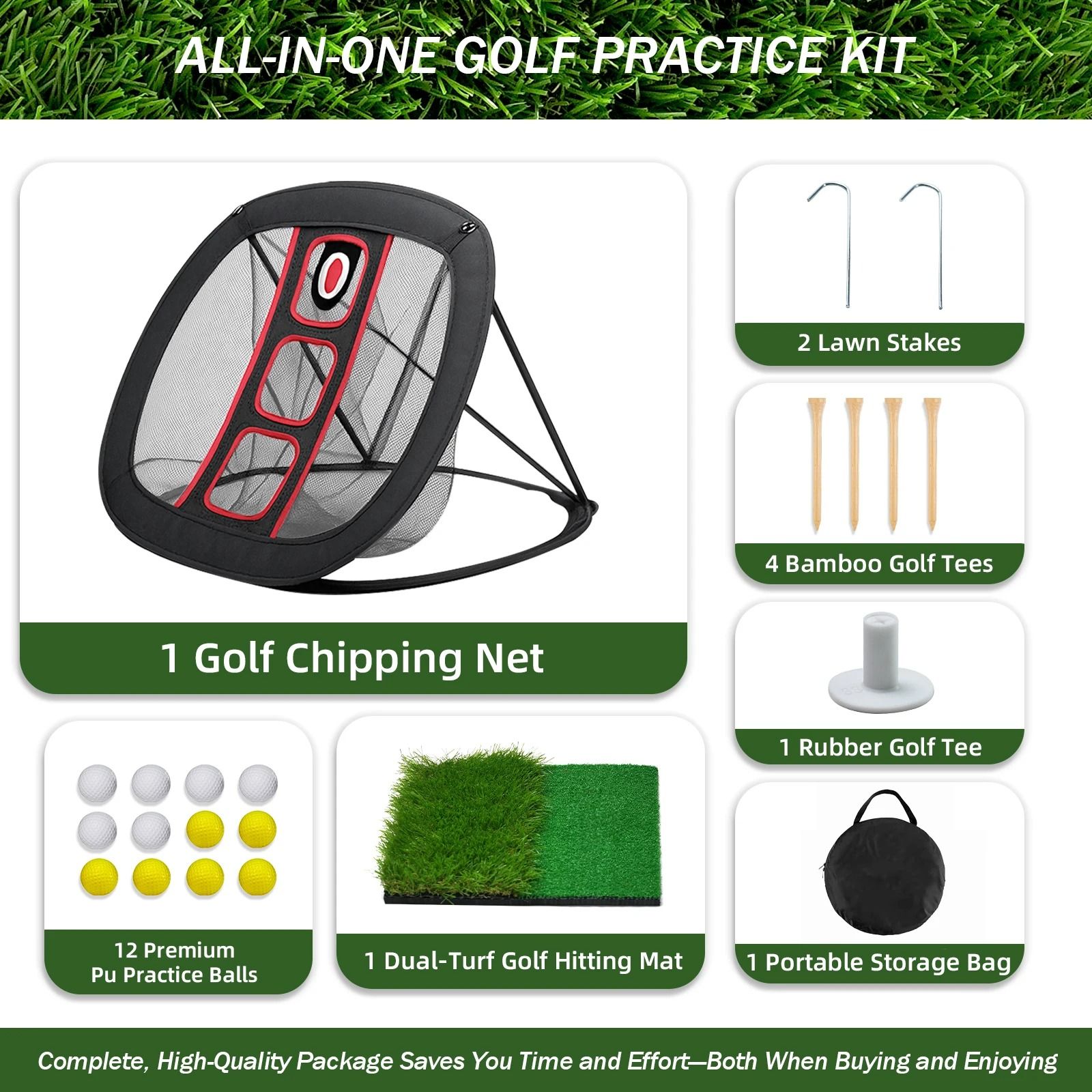 Heavy-Duty Golf Practice & Training Net